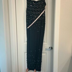 Oh Polly Black Sequin Embellished Dress